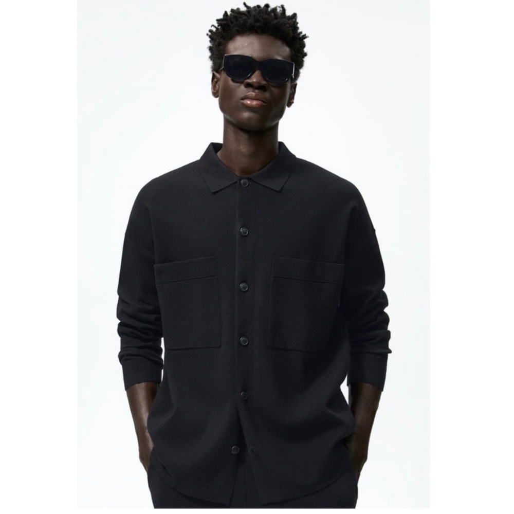 Men’s ZARA Melange Shirt M